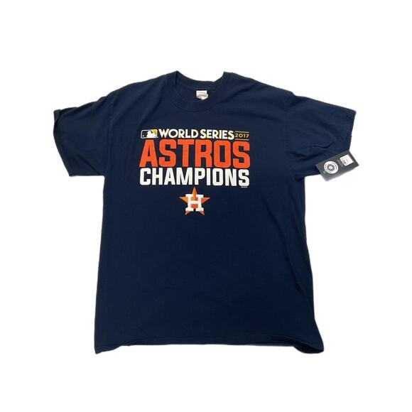 2017 Astros World Series Champions T-Shirt - Picture 1 of 3